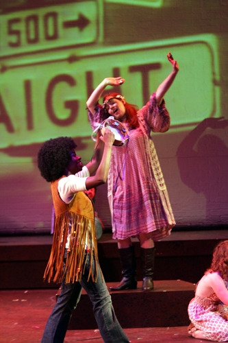 The cast of Goodspeed's production THE 60s PROJECT (c)Diane Sobolewski