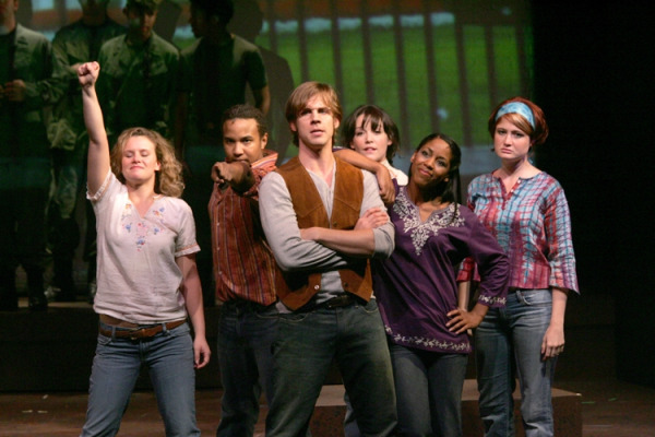 The cast of Goodspeed's THE 60s PROJECT production (c) Diane Sobolewski