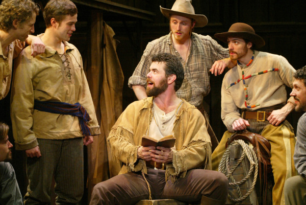 The cast of Goodspeed's production SEVEN BRIDES FOR SEVEN BROTHERS. (c)Diane Sobolewski