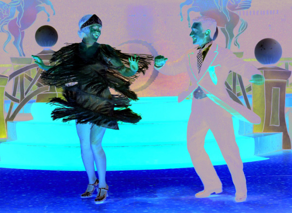 Andrea Chamberlain and Rick Faugno in Goodspeed's THE BOY FRIEND. (c)Diane Sobolewski.