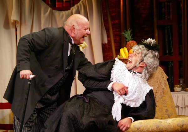Ron Lee Savin and Noah Racey in Goodspeed's WHERE'S CHARLEY? (c) Diane Sobolewski