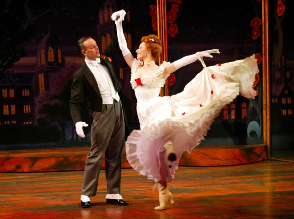 Noah Racey and Nili Bassman in Goodspeed's WHERE'S CHARLEY? (c)Diane Sobloewski