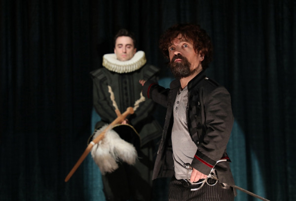 Peter Dinklage with Charlie Thurston in Goodspeed's CYRANO. (c)Diane Sobolewski.