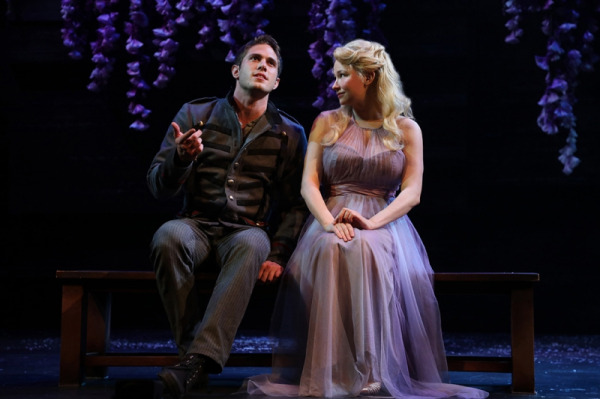 Blake Jenner and Haley Bennett in Goodspeed's CYRANO production. (c)Diane Sobolewski.