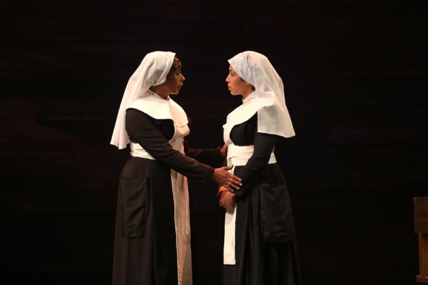 Gayle Samuels and Claire Saunders in Goodspeed's CYRANO. (c)Diane Sobolewski.