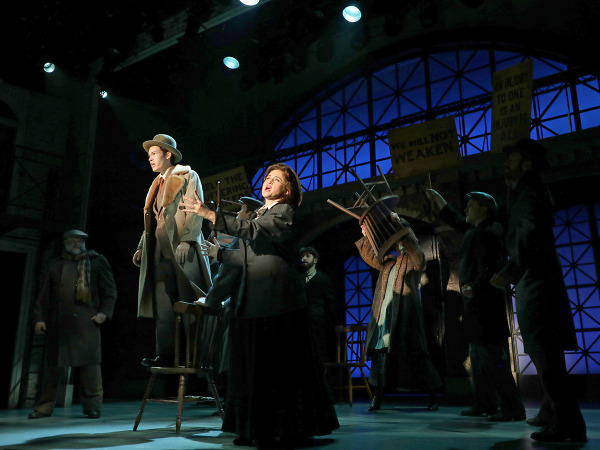 Behr Marshall, Blair Goldberg and the cast of Goodspeed's Ragtime. Photo by Diane Sobolewski.