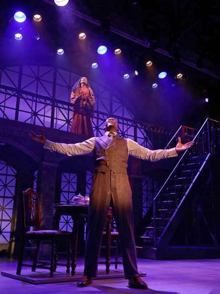 Michael Wordly and Brennyn Lark in Goodspeed's Ragtime. Photo by Diane Sobolewski.