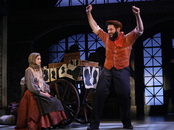 Sofie Nesanelis, David R. Gordon and Blair Goldberg in Goodspeed's Ragtime. Photo by Diane Sobolewski.
