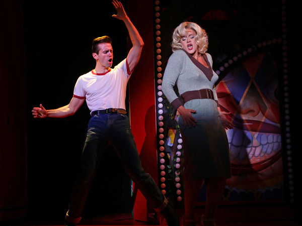 Ryan Mac and Jessica Crouch in Goodspeed's All Shook Up. Photo by Diane Sobolewski.
