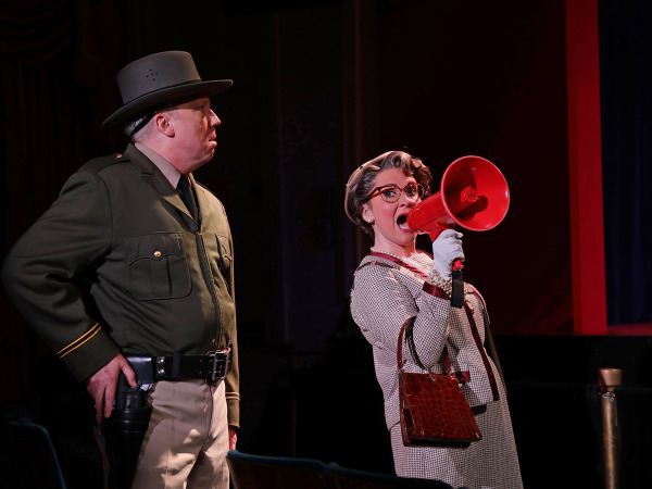 Kilty Reidy and Amy Hillner Larsen in Goodspeed's All Shook Up. Photo by Diane Sobolewski.