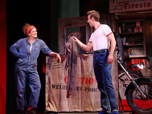 Kerstin Anderson and Ryan Mac in Goodspeed's All Shook Up. Photo by Diane Sobolewski.