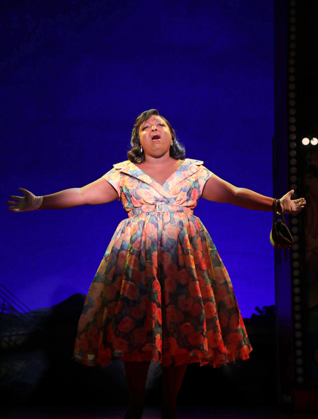 L Morgan Lee in Goodspeed's All Shook Up. Photo by Diane Sobolewski.