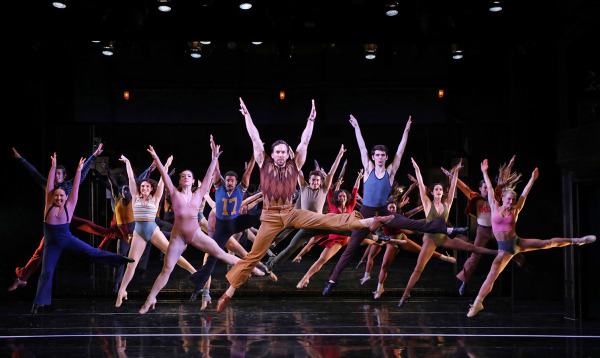 The cast of Goodspeed's A Chorus Line. Photo by Diane Sobolewski.