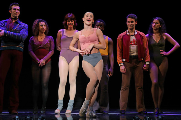 Beatrice Howell and the cast of Goodspeed's A Chorus Line. Photo by Diane Sobolewski.