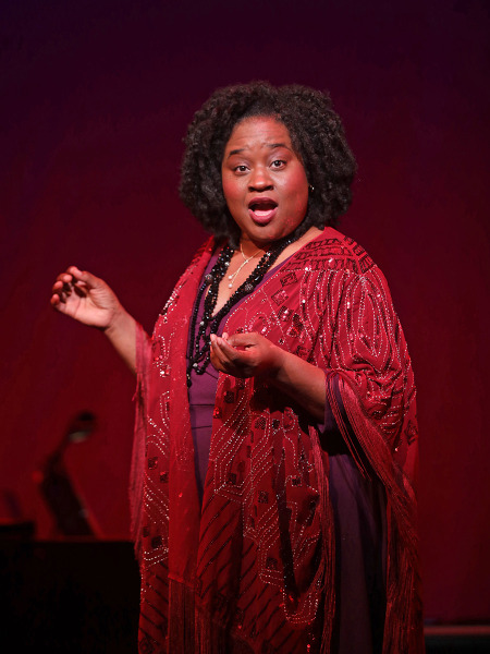 Shinnerrie Jackson in Goodspeed's About Time. Photo by Diane Sobolewski.