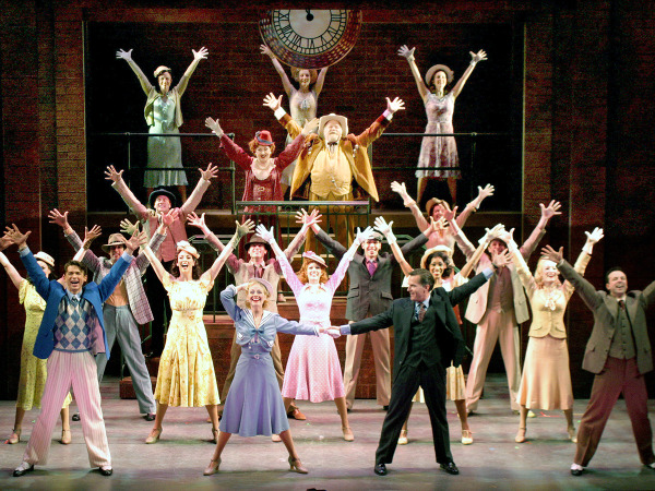 The cast of Goodspeed's 42nd Street. Photo by Diane Sobolewski.