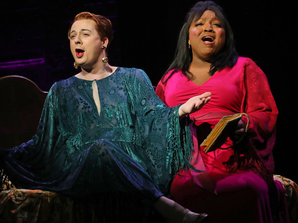 Nora Brigid Monahan and L Morgan Lee in Goodspeed's A Complicated Woman. Photo by Diane Sobolewski.