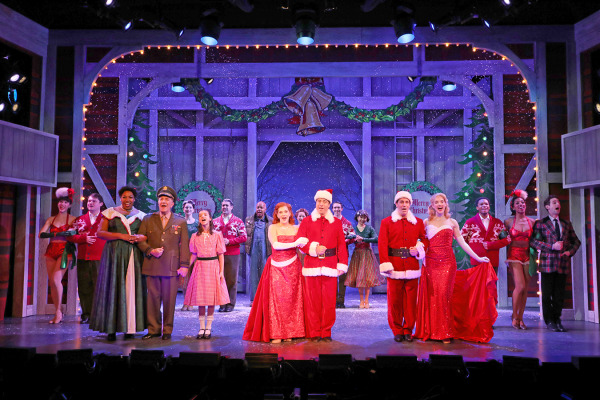 The cast of Goodspeed's White Christmas. Photo by Diane Sobolewski.