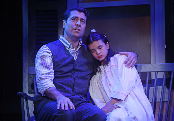 Omar Lopez-Cepero and Sofie Nesanelis in Goodspeed's White Christmas. Photo by Diane Sobolewski.