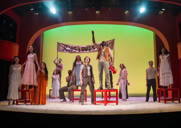 The cast of Goodspeed's Jesus Christ Superstar. Photo by Meredith Longo.