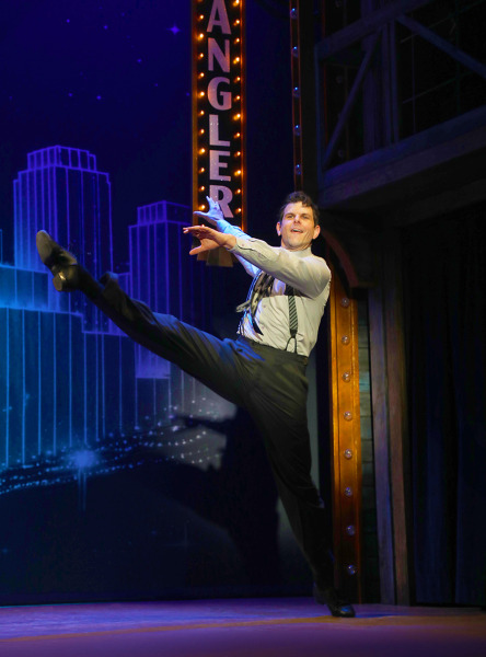 Will Burton in Goodspeed's Crazy For You. Photo by Diane Sobolewski.