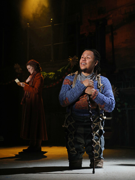 Eric Graise and Ashlyn Maddox in Goodspeed's The Snow Goose. Photo by Diane Sobolewski