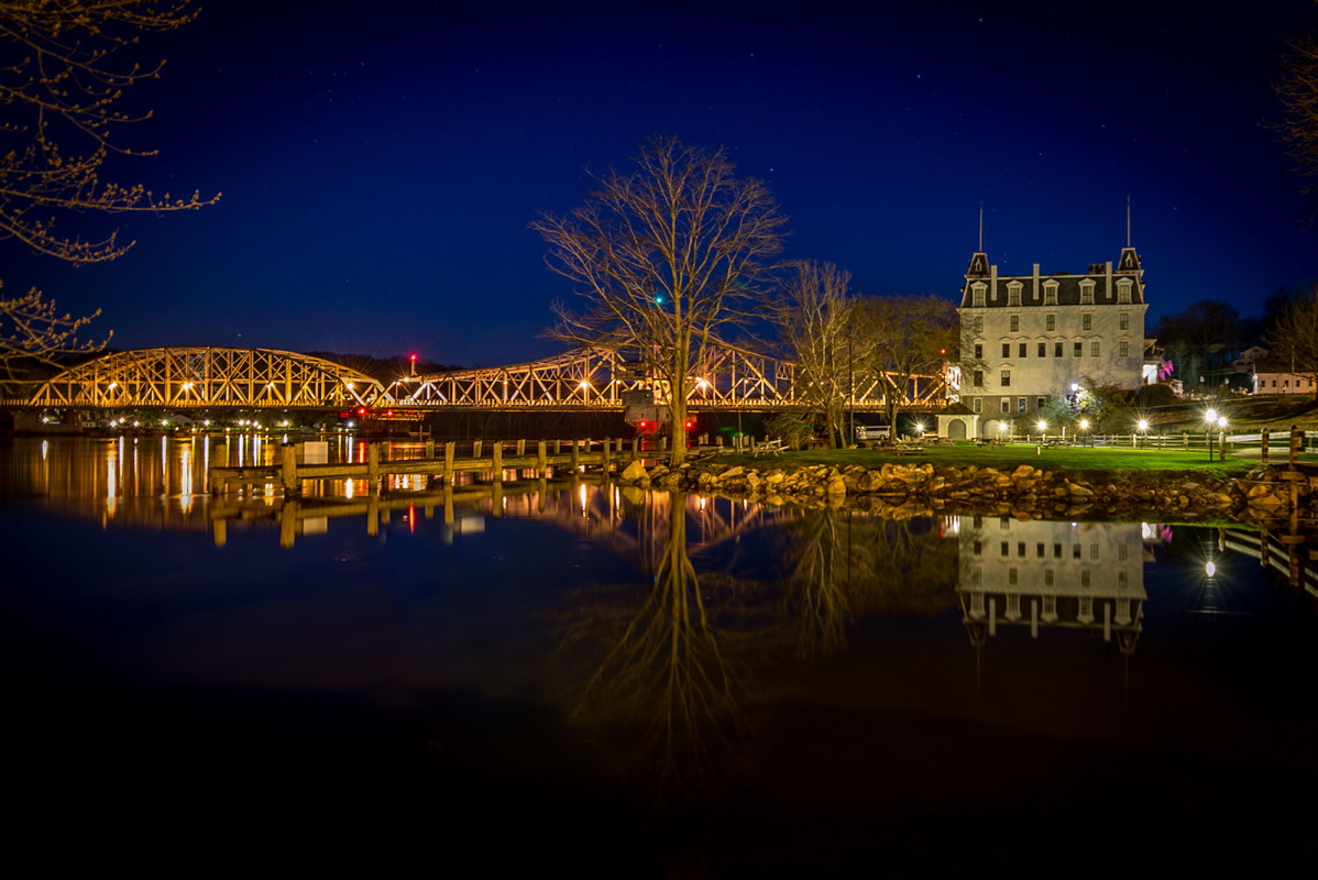 The Goodspeed at night photo by Roger Charbonneau