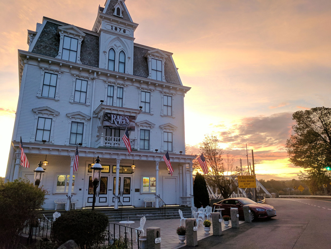 The Goodspeed at sunset