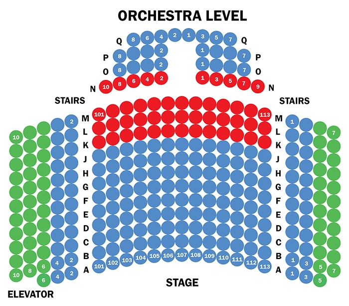Terris Theater Seating Chart
